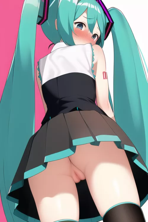 Miku upskirt [Ai]