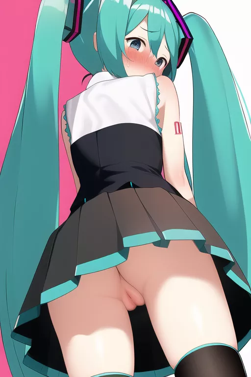 Miku upskirt [Ai]