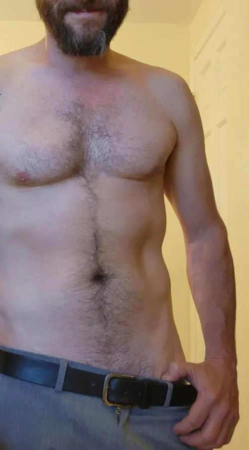 sometimes all a dad needs to go wild is a little push (40s)