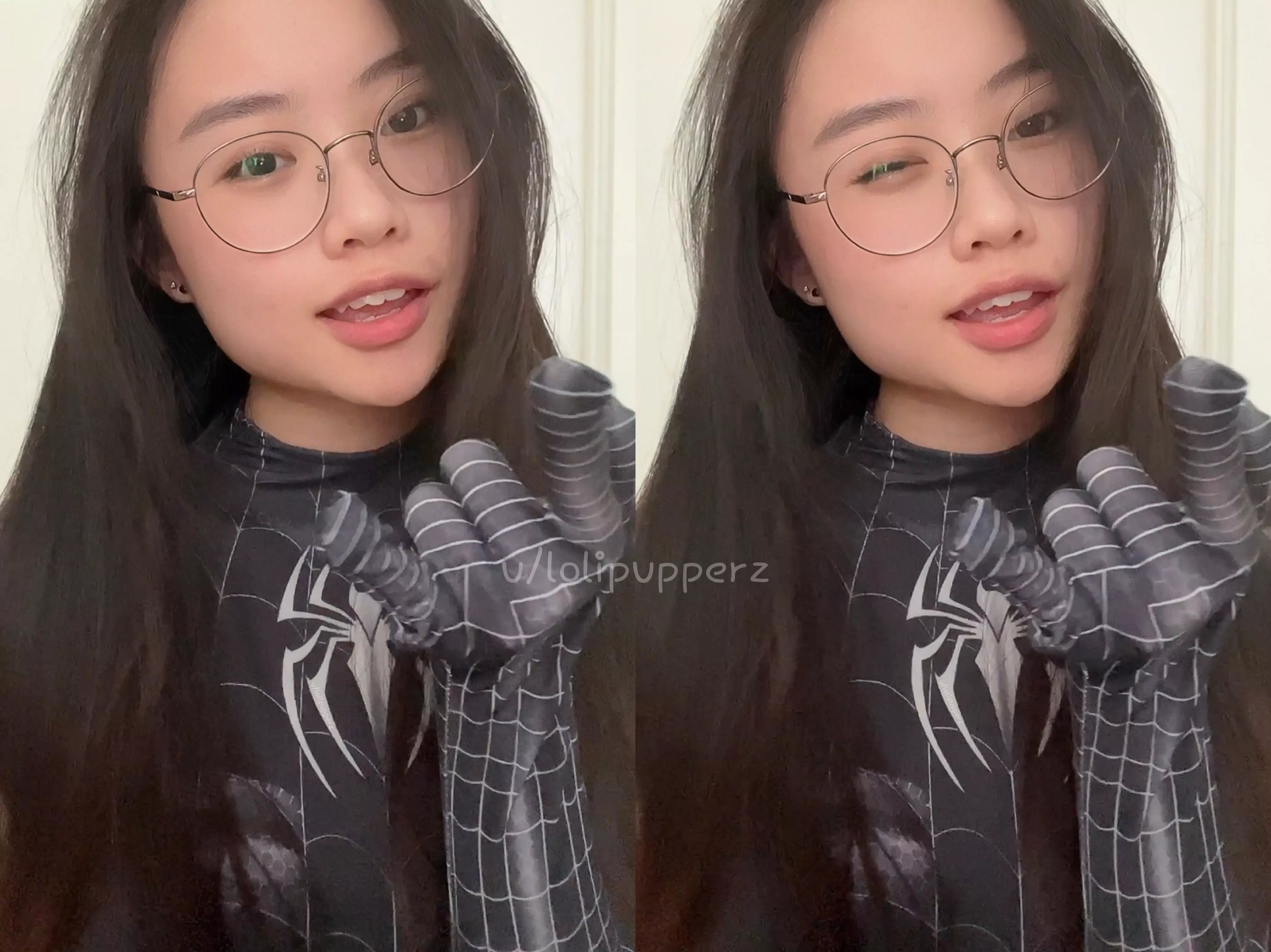 uh oh... hope this suit doesn't make me evil and make you cum relentlessly for hours 😉