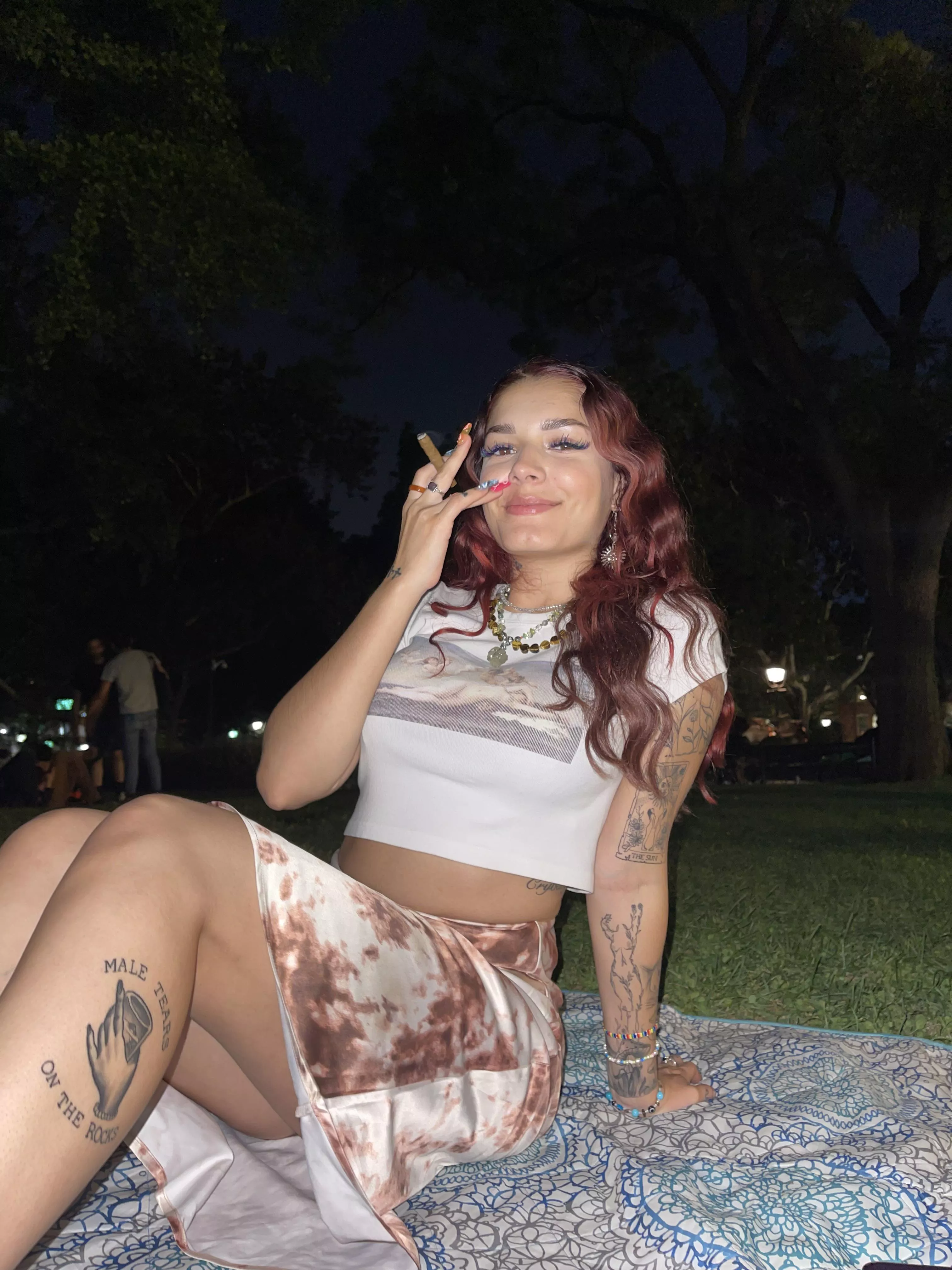 Always smoking & I love it. Need a new ashtray soon 😋