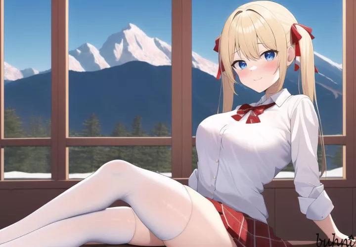 Best girl Tiffany sitting by the window ❤️❤️ (oc)