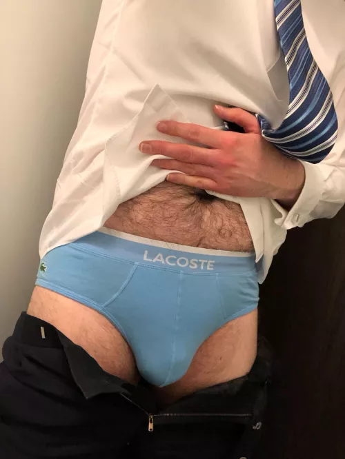 Blue (briefs) Monday. Definitely not my usual cut, I tend to usually go a bit skimpier (41)