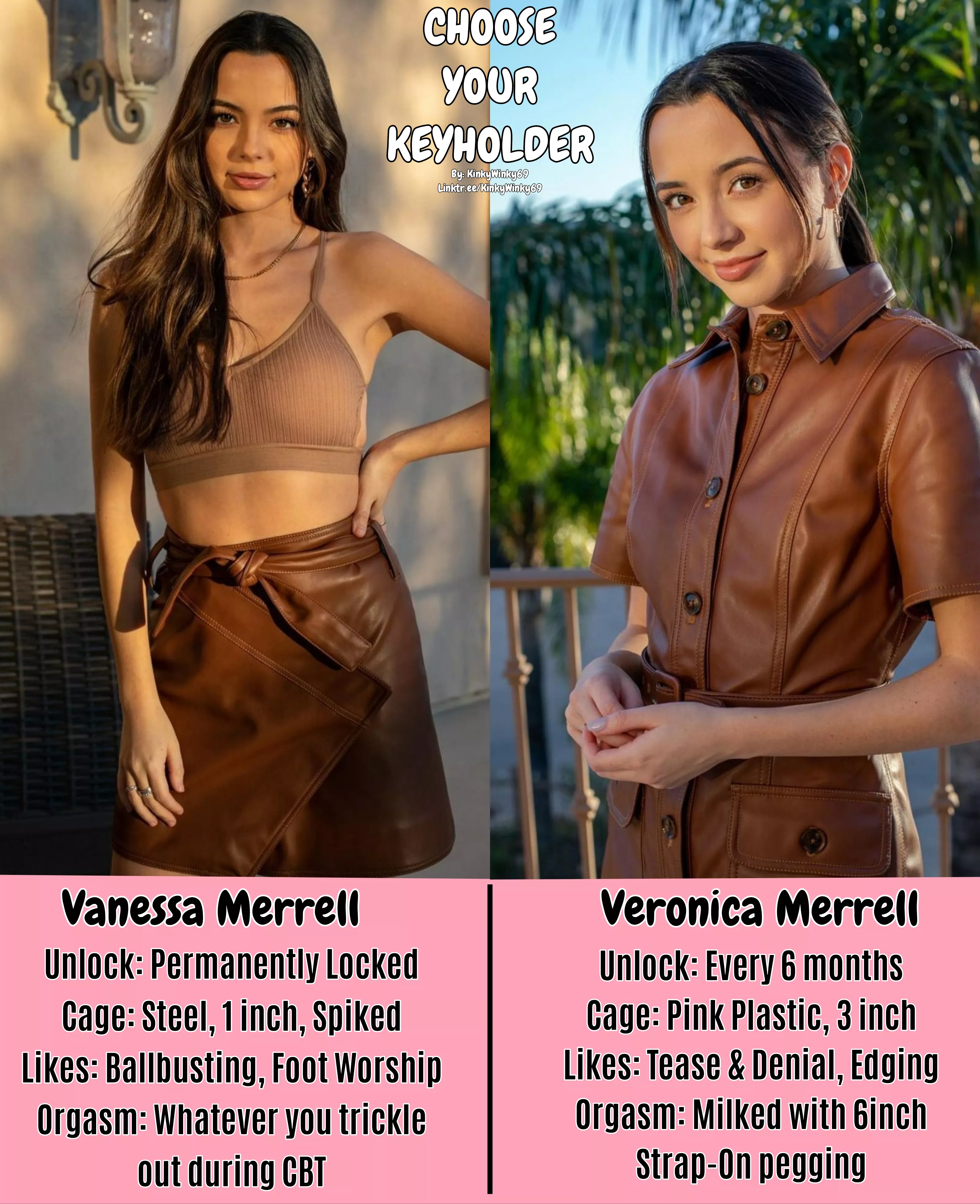 Choose Your Keyholder: Merrell Twins Edition