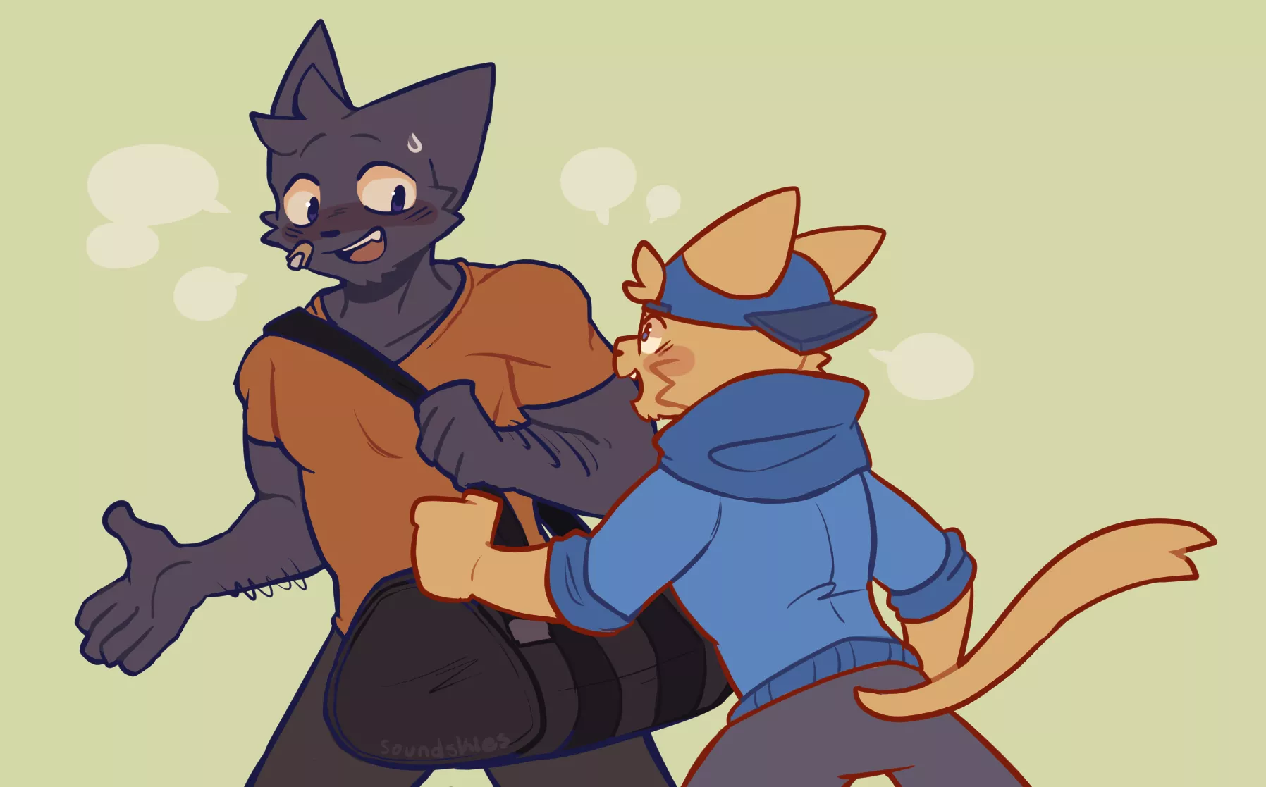 commission for my friend B0redBradley on twitter! (art by me)