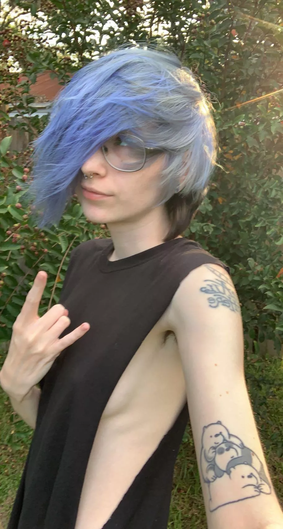 emo boi in nature 😝