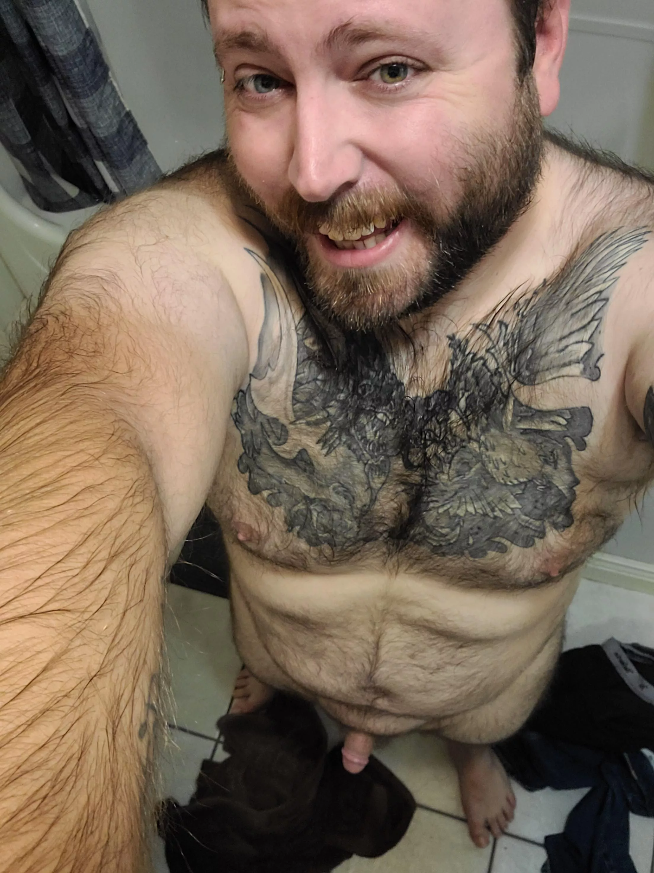 Fresh out of the shower ;)