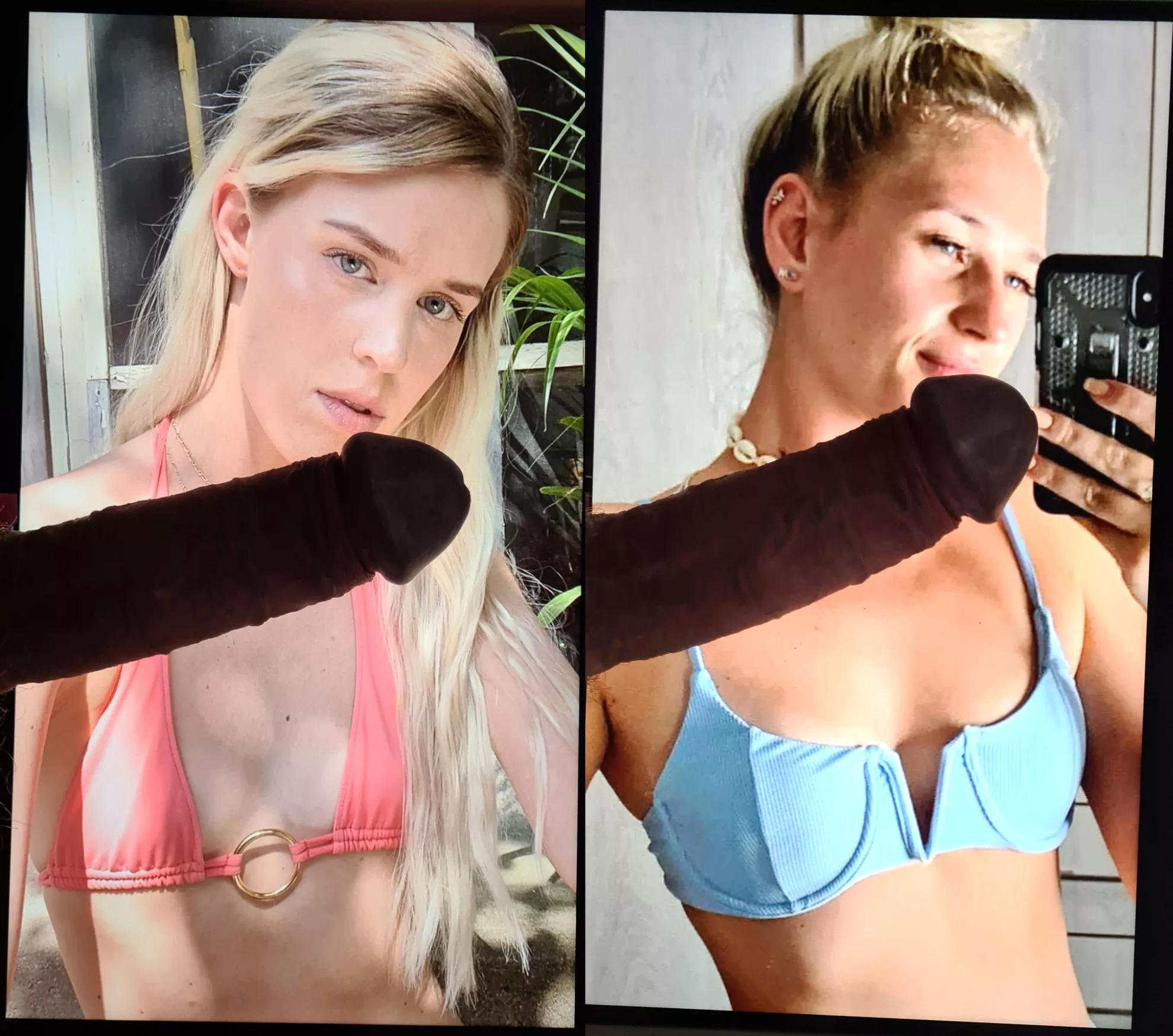 Giving skinny sluts a meat injection