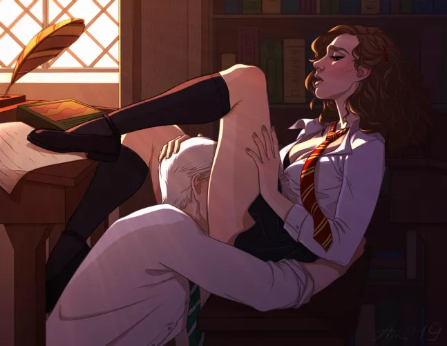 „Good thing everyone is at Ron‘s Memorial, or we‘d NEVER get away with this.“