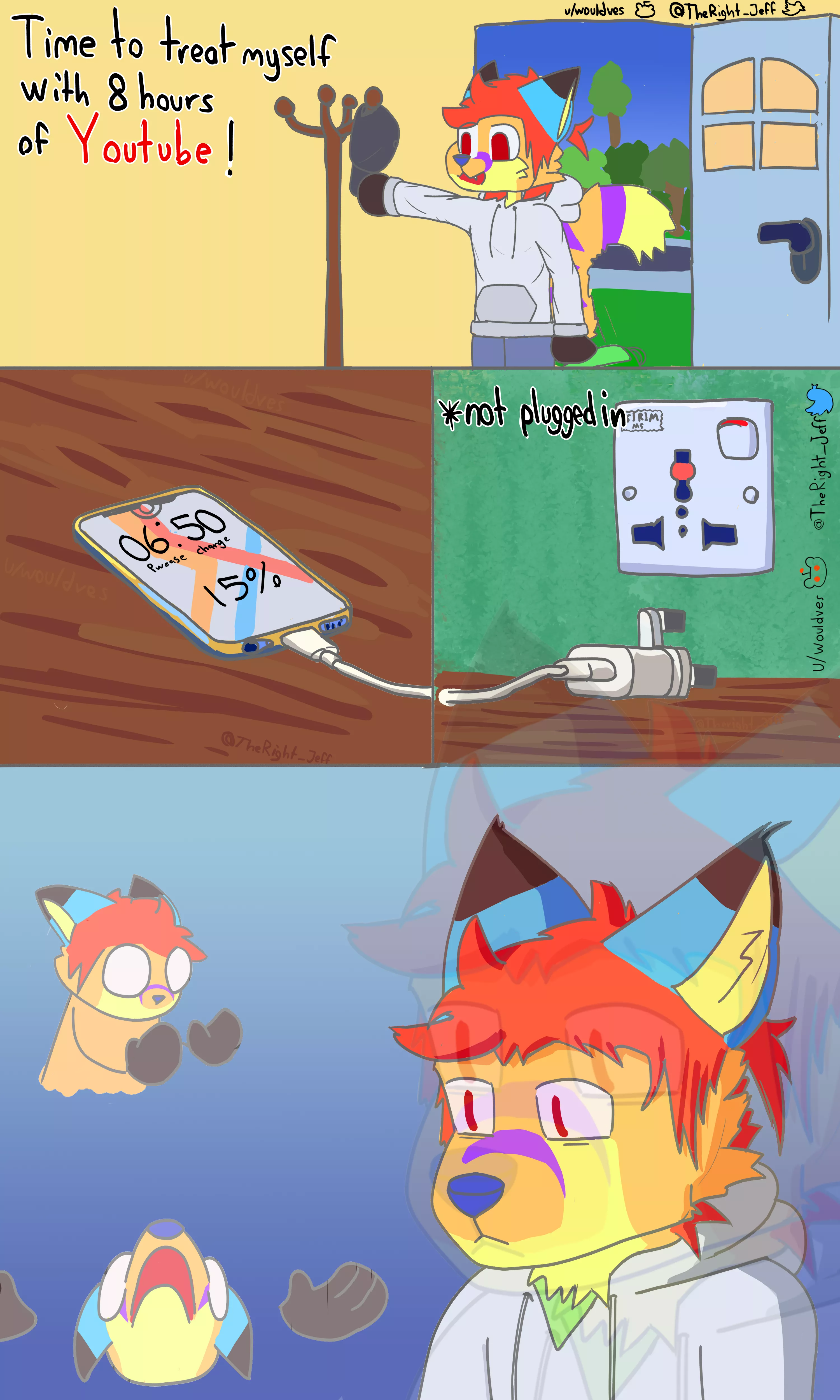 I forgor 💀 ( comic by me @TheRight_Jeff on twitter )