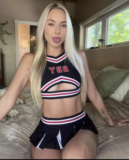 Is she a cheerleader?