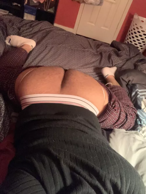 Jockstrap under my comfy clothes
