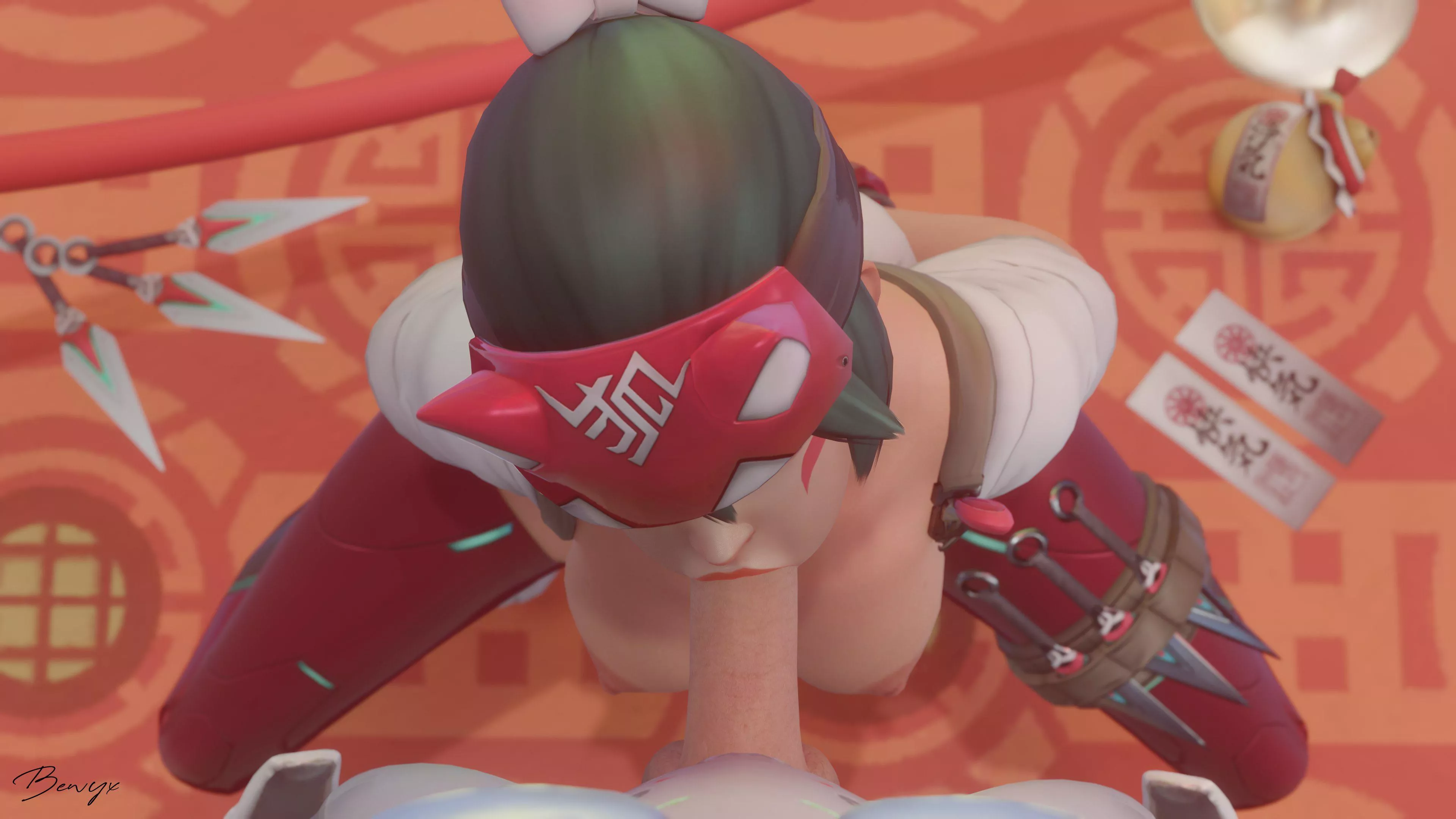 Kiriko healing BJ (BewyxAnims)