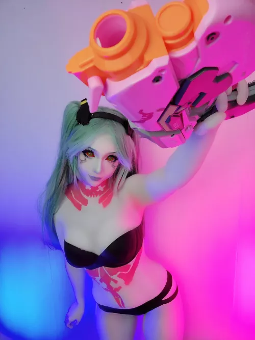 My Rebecca from Cyberpunk Edgerunners cosplay!