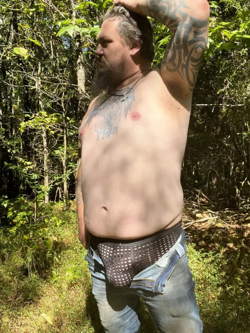 Out enjoying the sun.