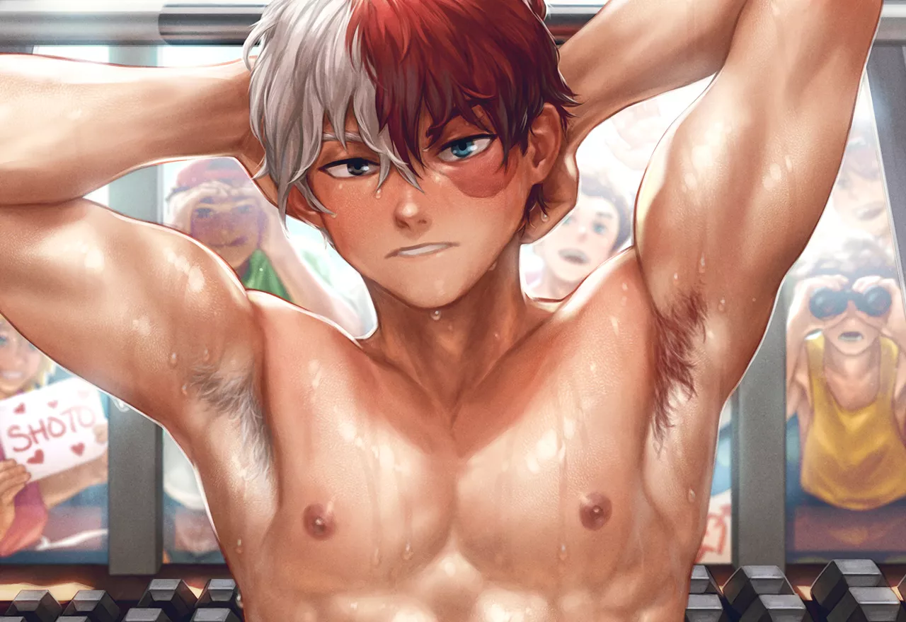 Shoto, all sweaty 🥵