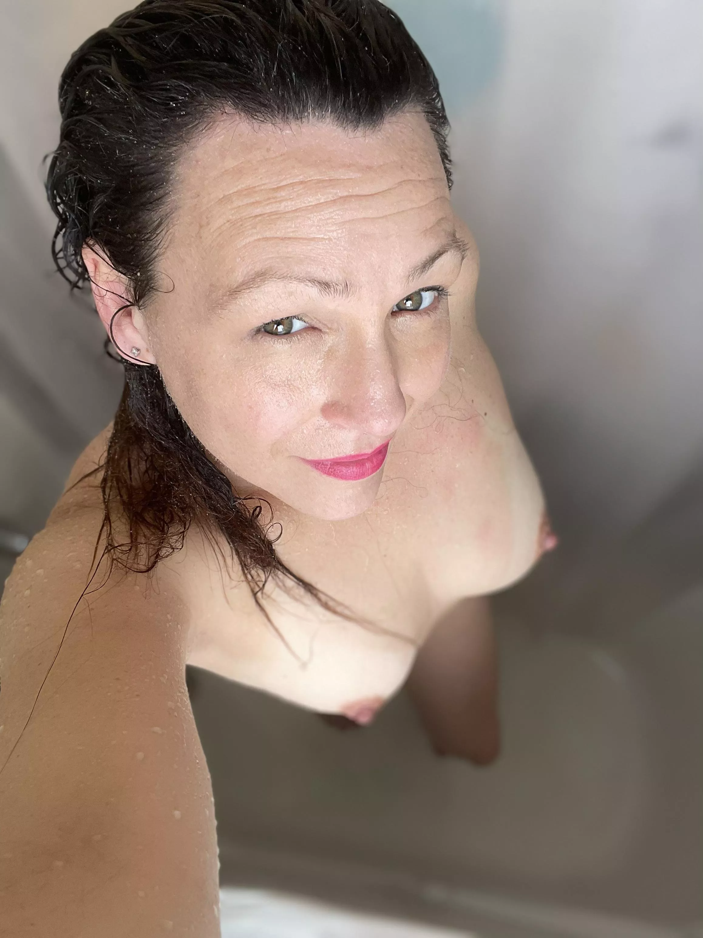 Sshhhh mommy is touching herself in the shower