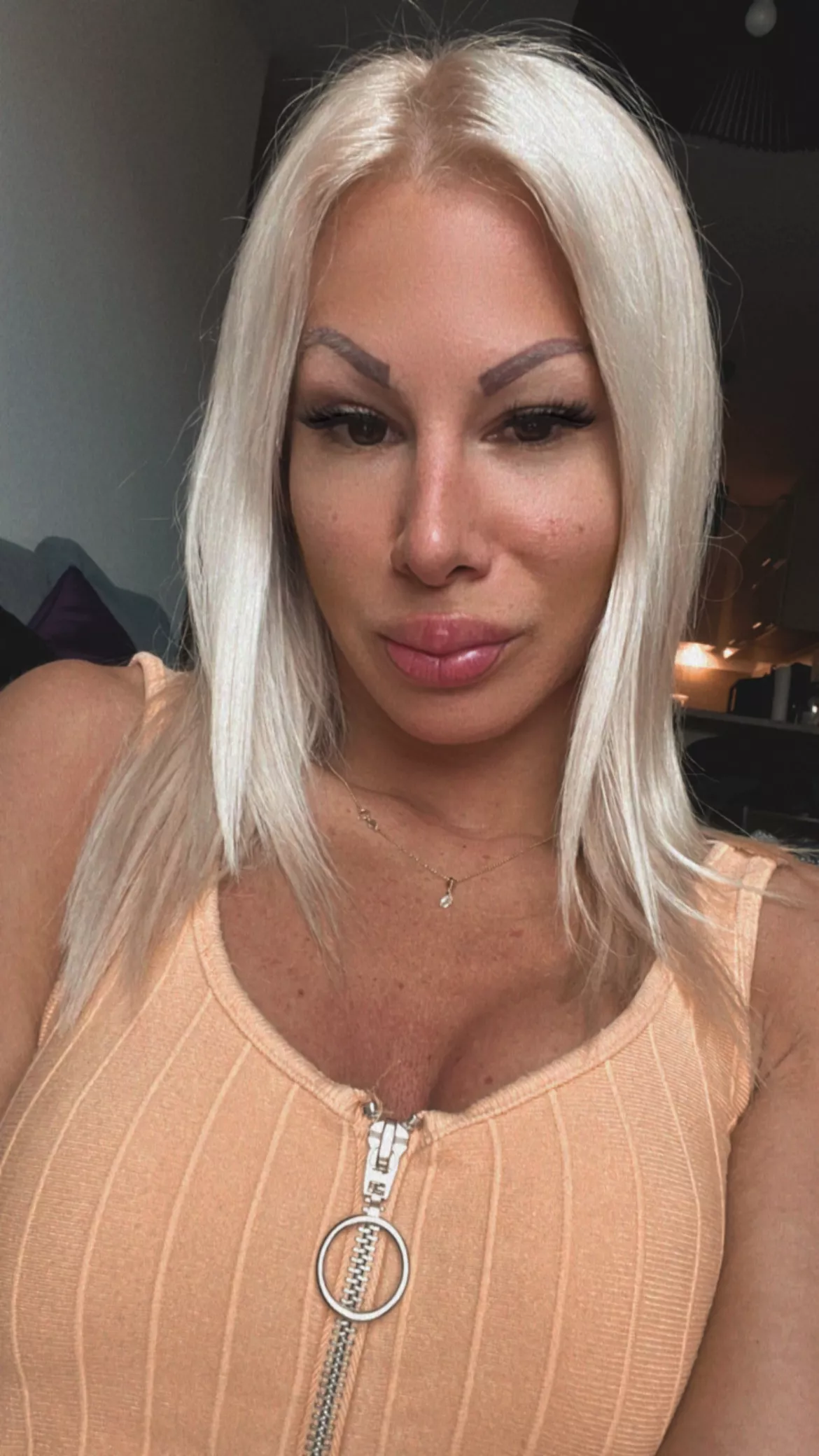 Wanna see me here dear?