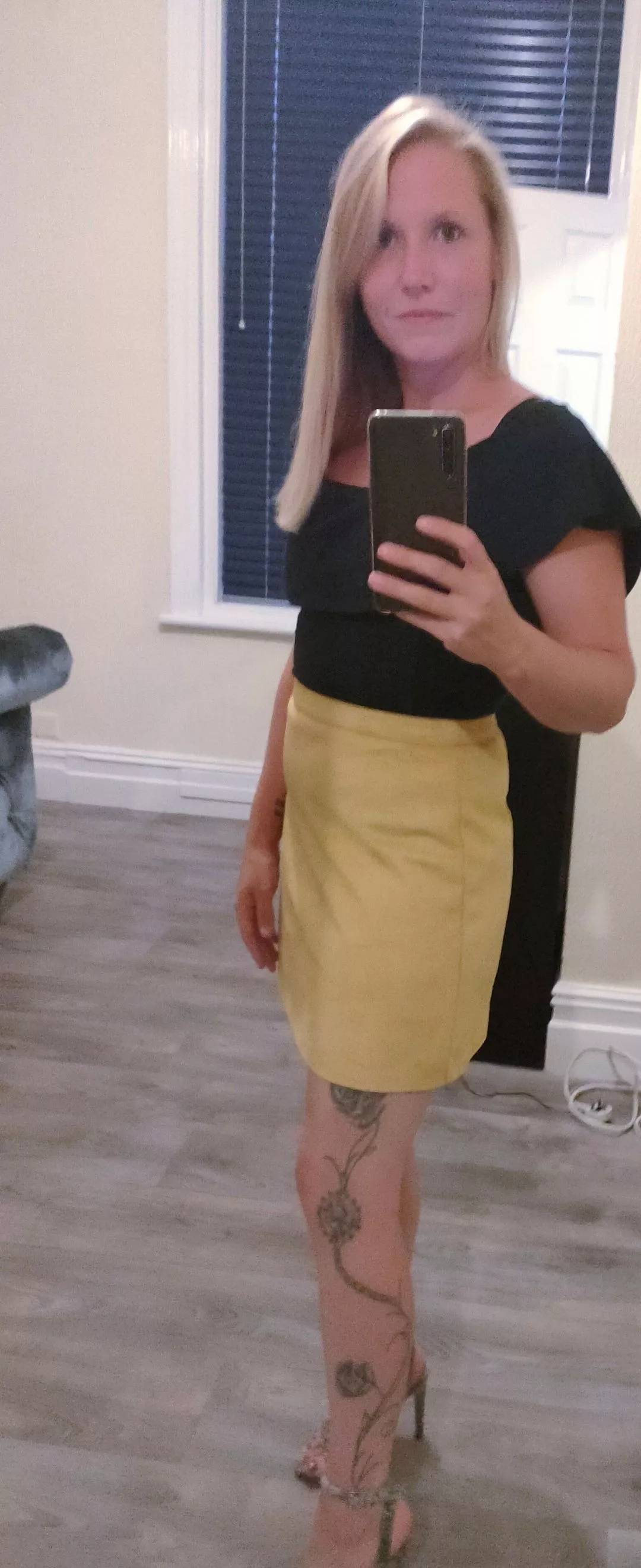 would you lift my skirt from the front or the back first