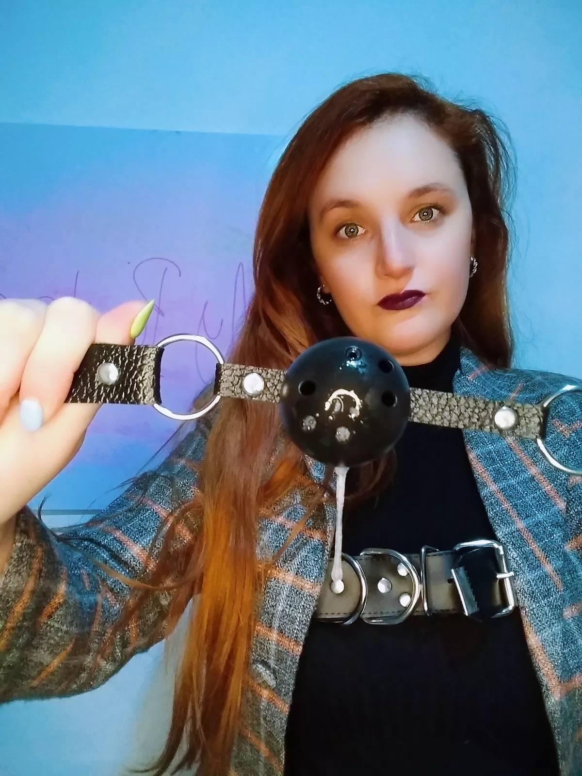 Do you want your mouth to be the one that leaves the floor full of drool when I remove your gag?