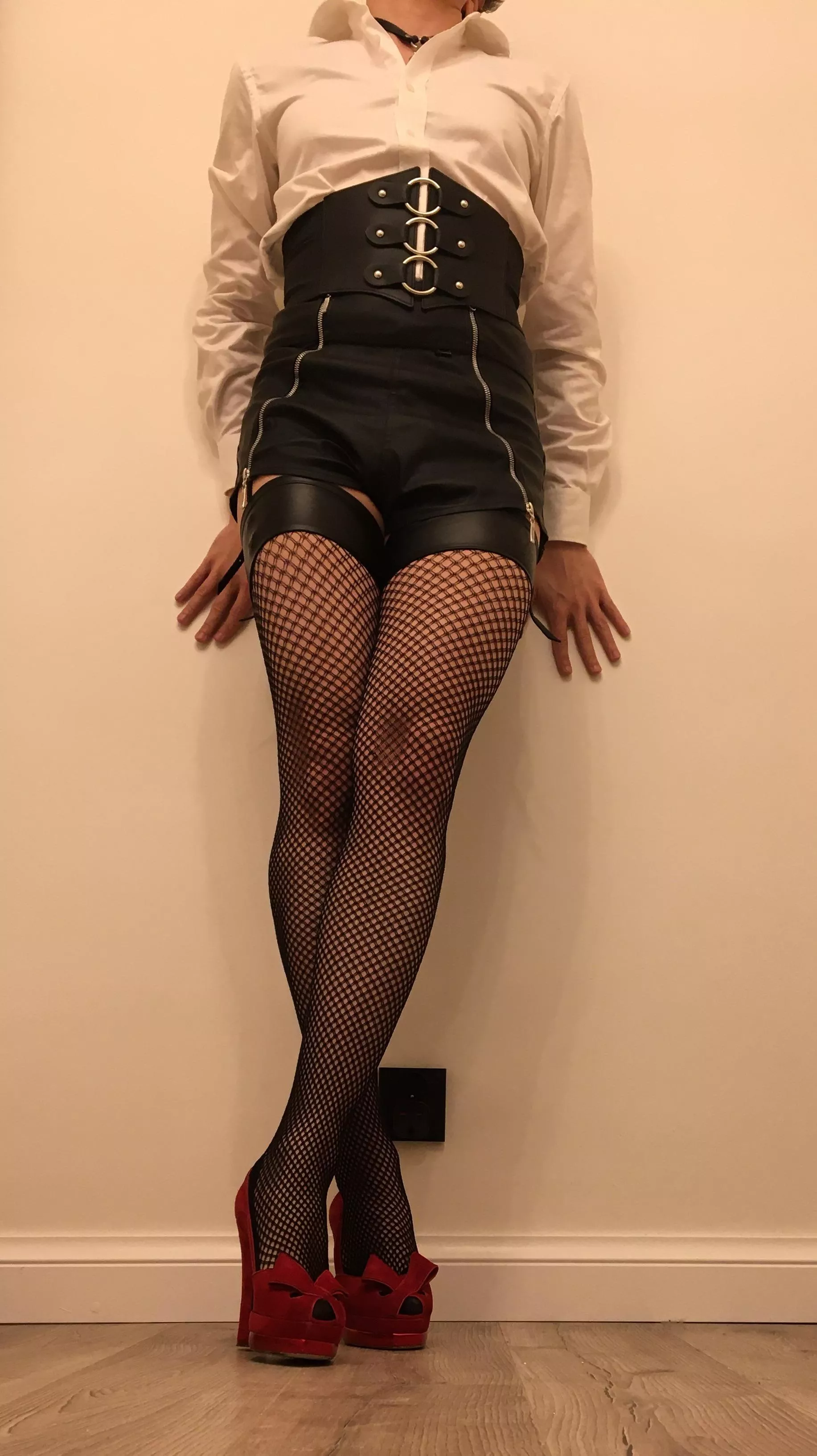 Feeling liberated in those heels :)