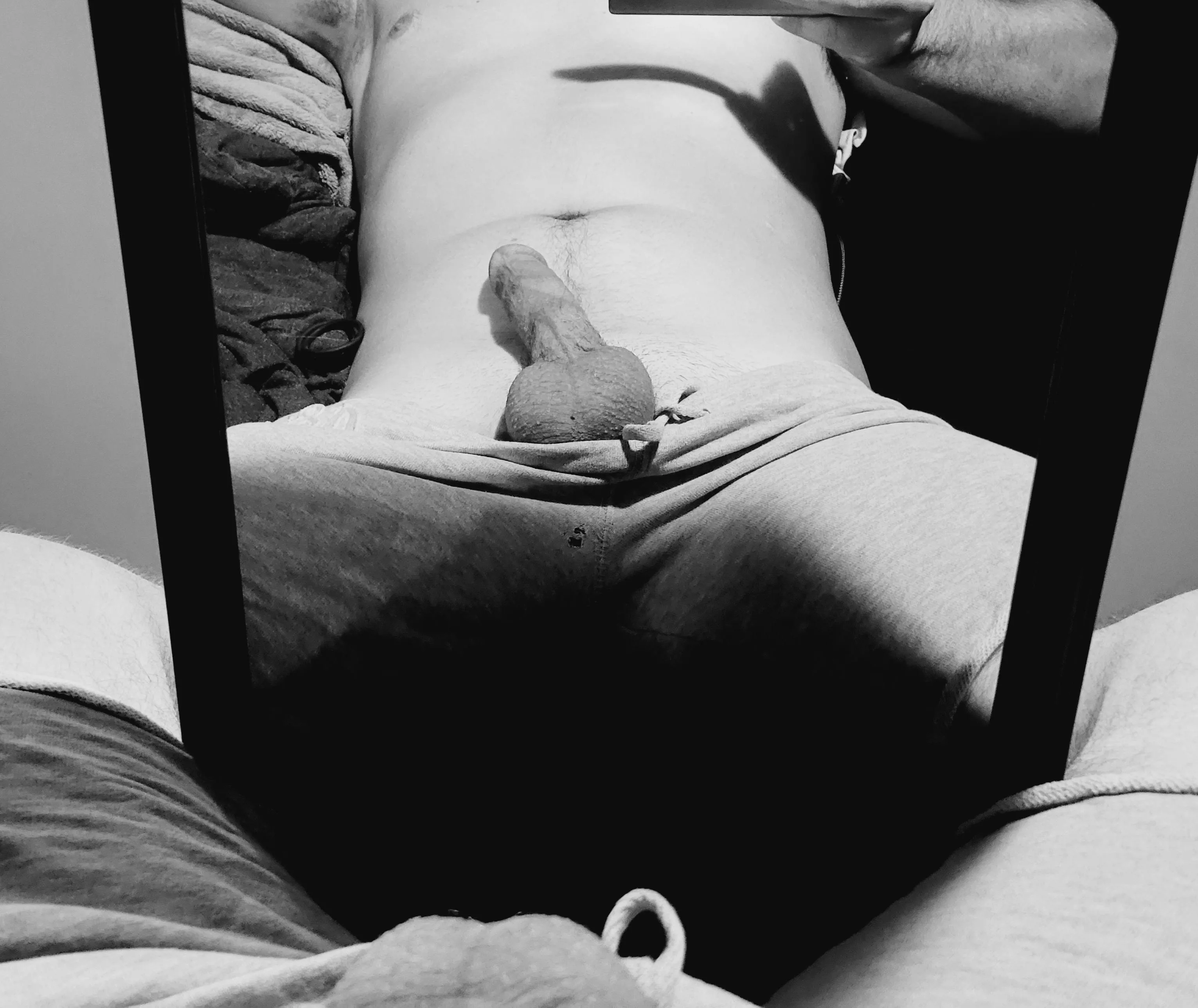 I loved having a mirror to watch what came after this was taken.