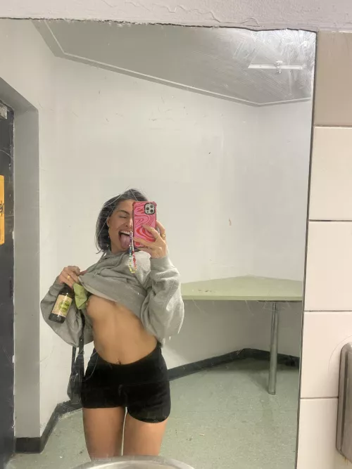 I was having park beers with another boy but snuck off to take titty pics for you :)