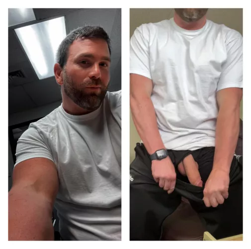 I whip this out. You ready to suck it?