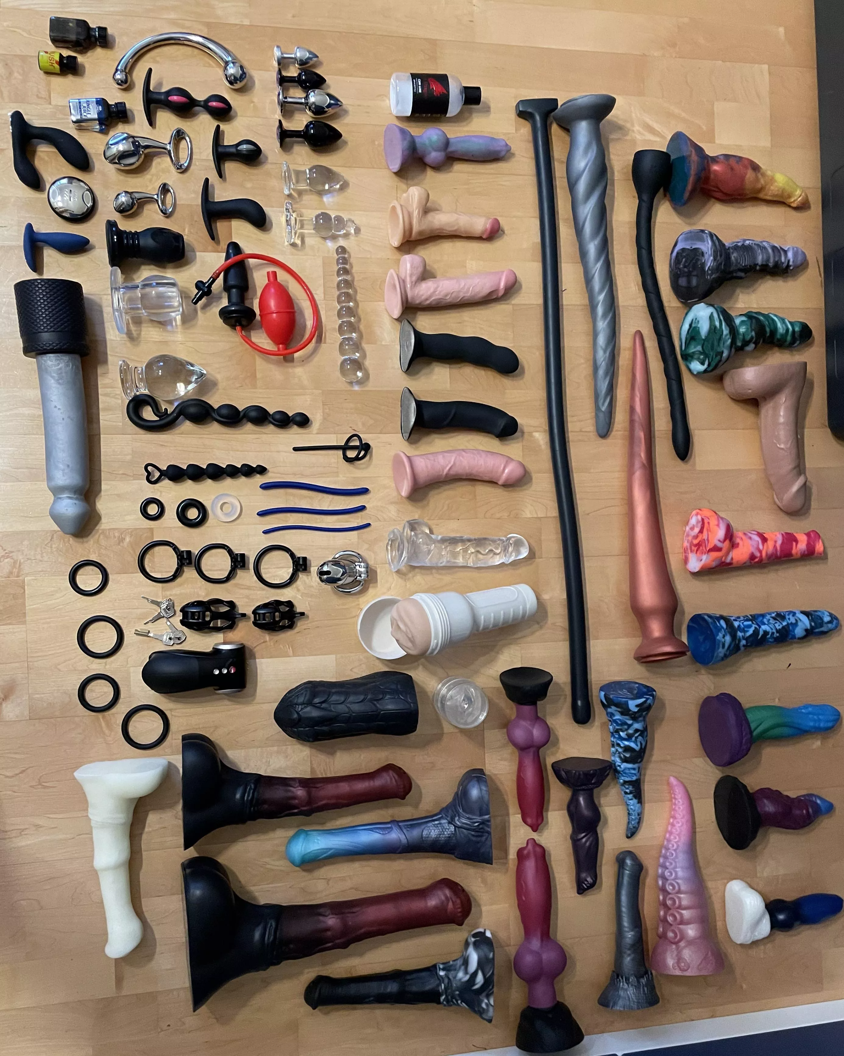 My BadDragons and a few other toys. Do you think ive gone too far at this point? 😅