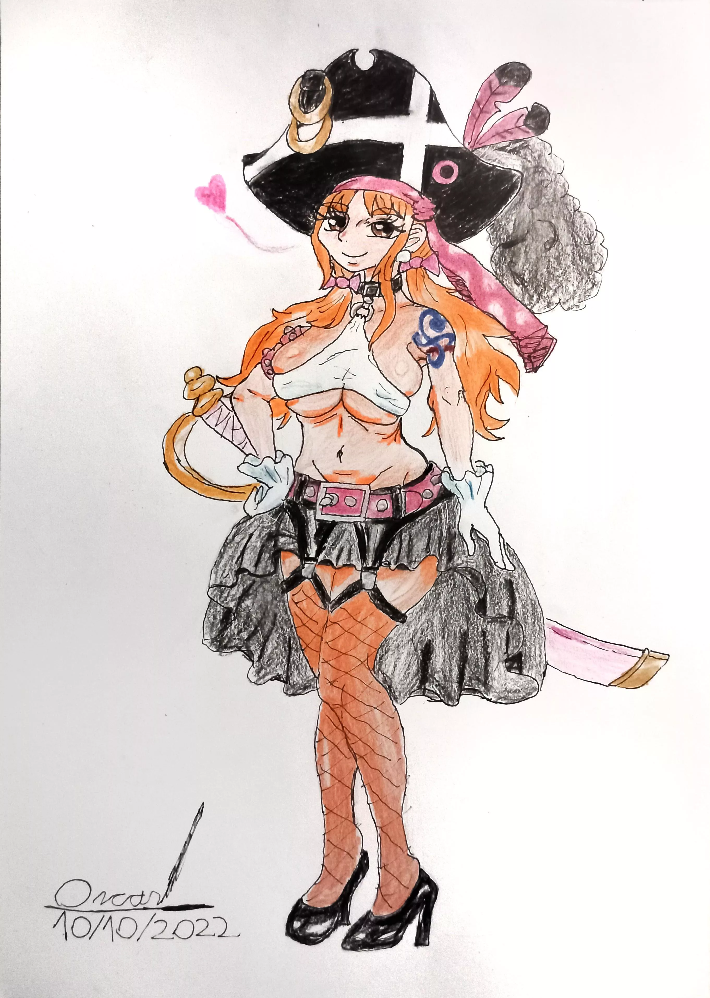 My drawing of Film RED Nami. (Also my first post here).