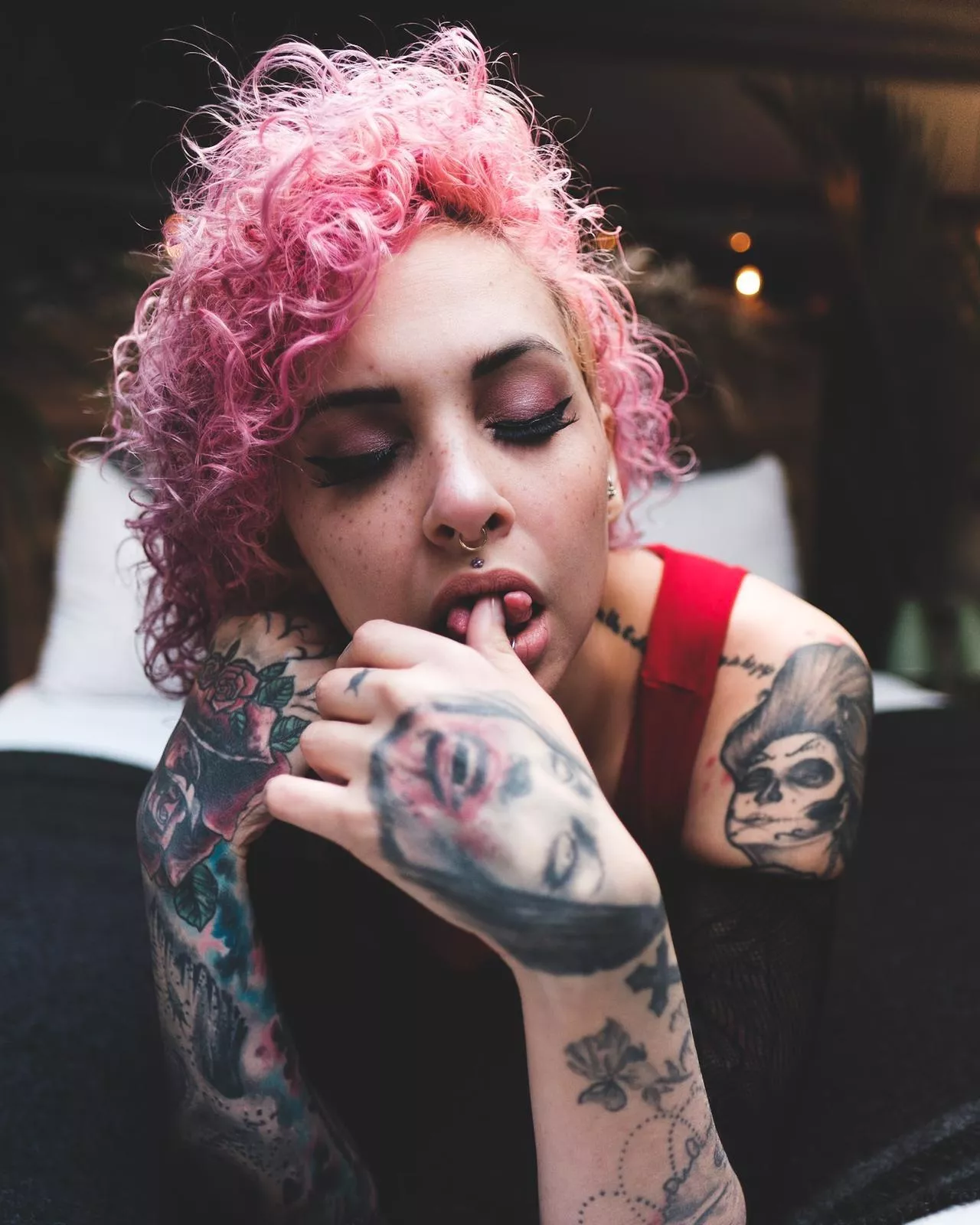 No hiding these freckles