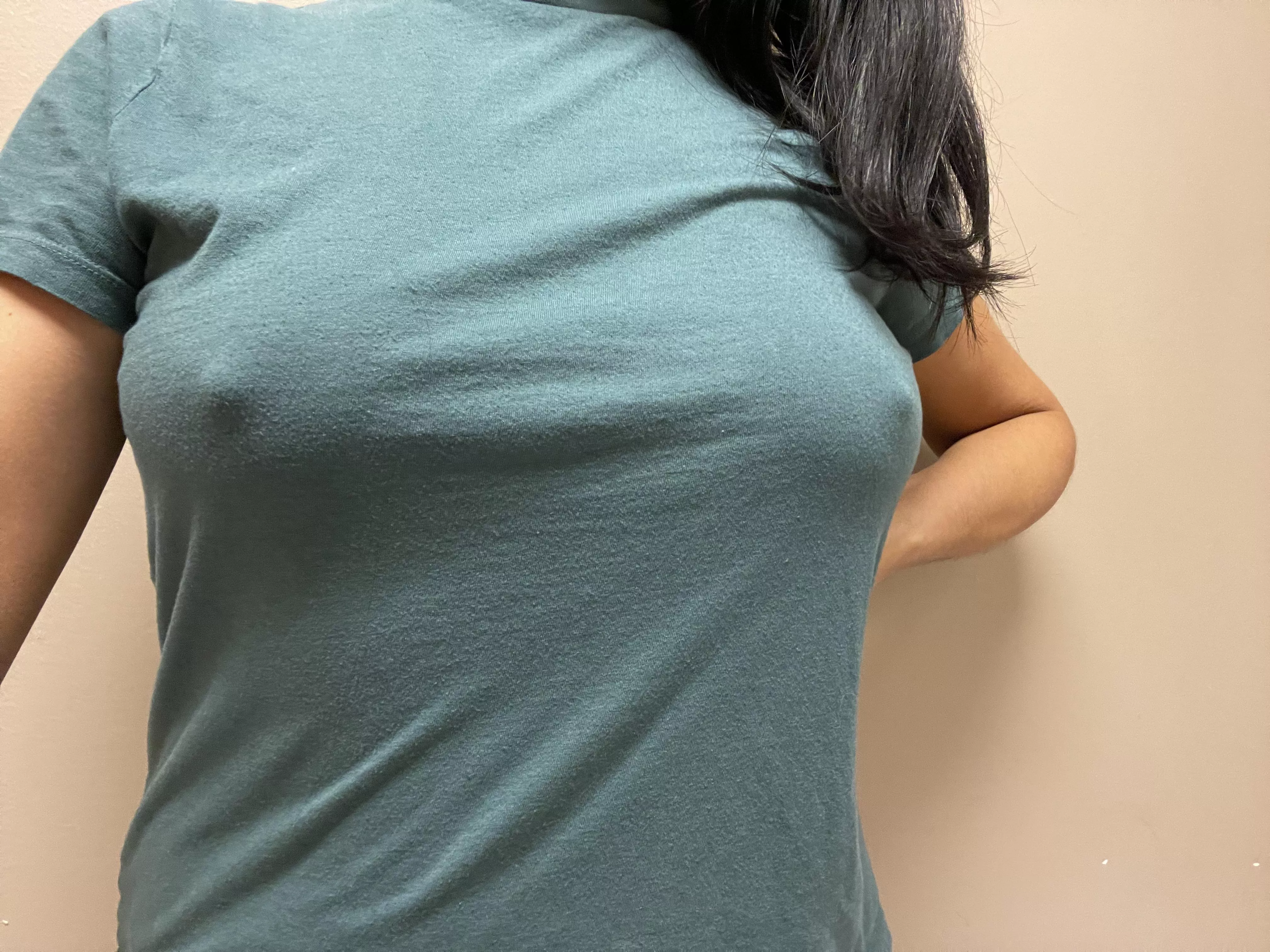 Think anyone at work will notice that I’m not wearing a bra today? 😜