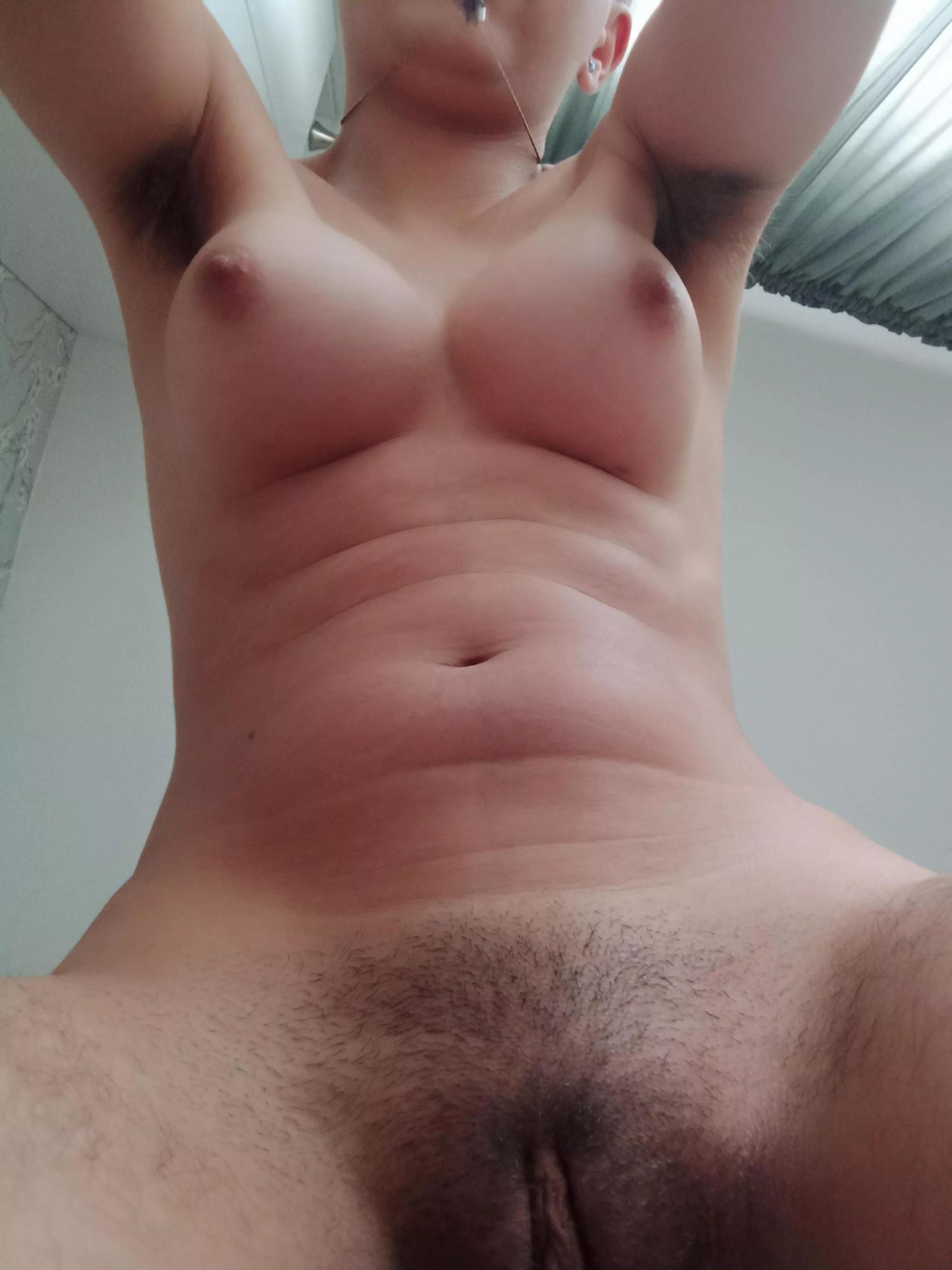 Wanna lick my hairy pussy while I sit on your face? 😜