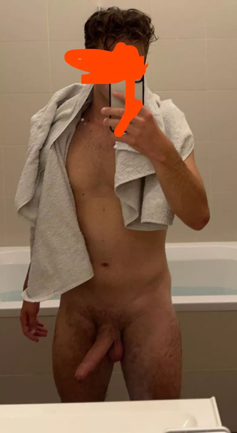 What would you do if f I came out the shower like that? M21