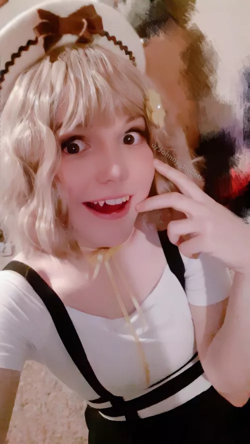 Woops, took a big bite out of your windpipe. What a Classic goof