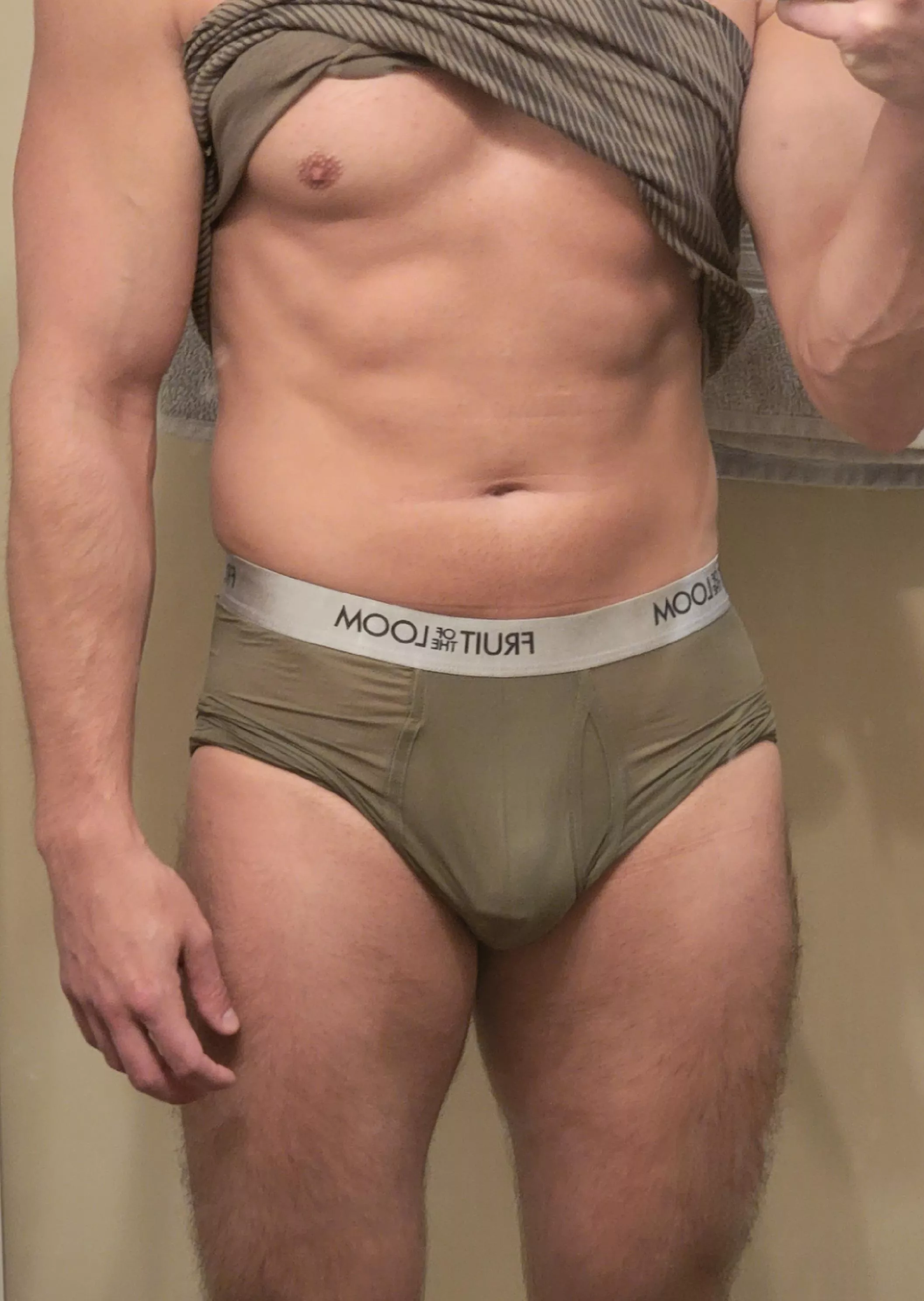 After paintball in the woods, I wore green for camo 😂