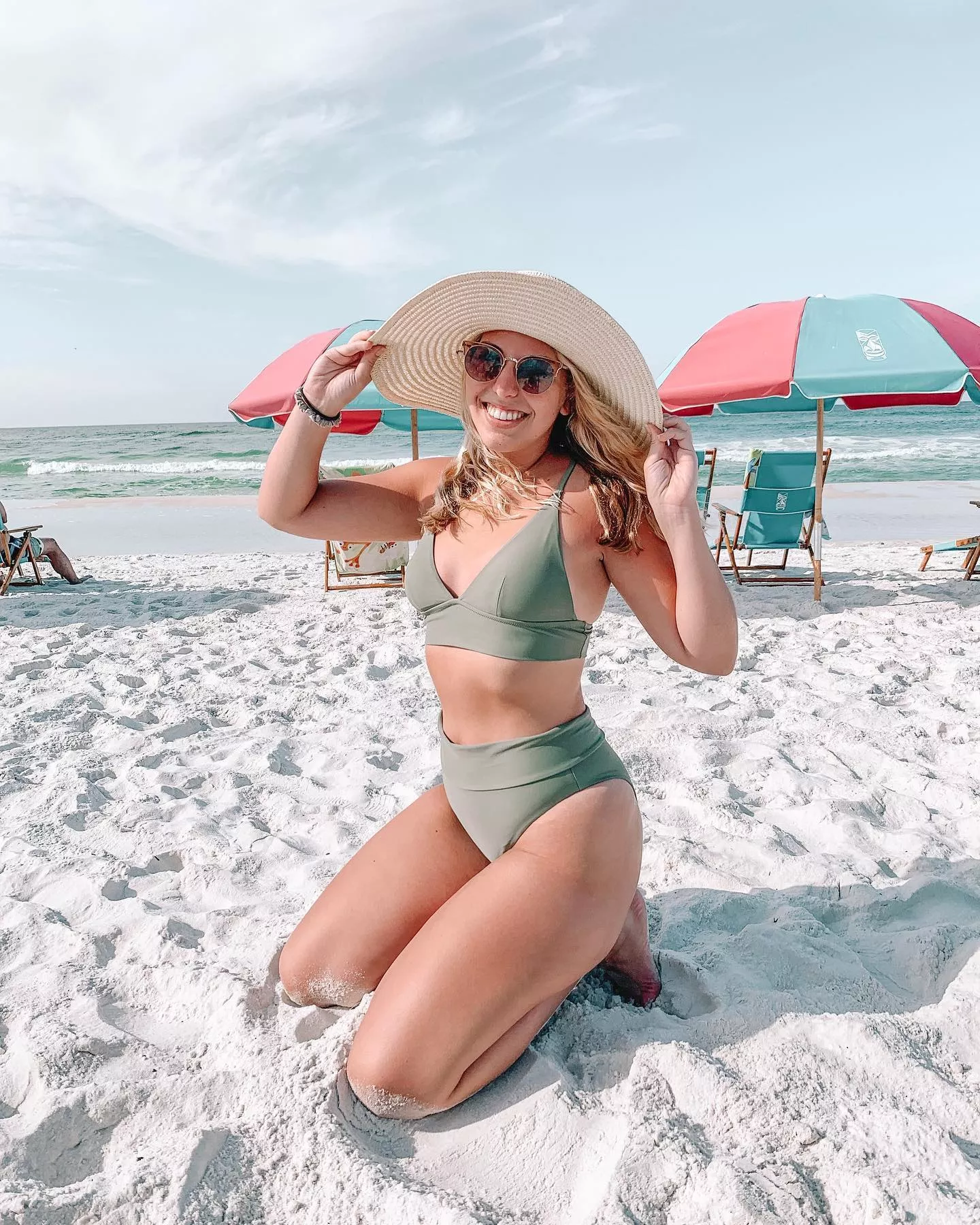 Big Hat on the Beach