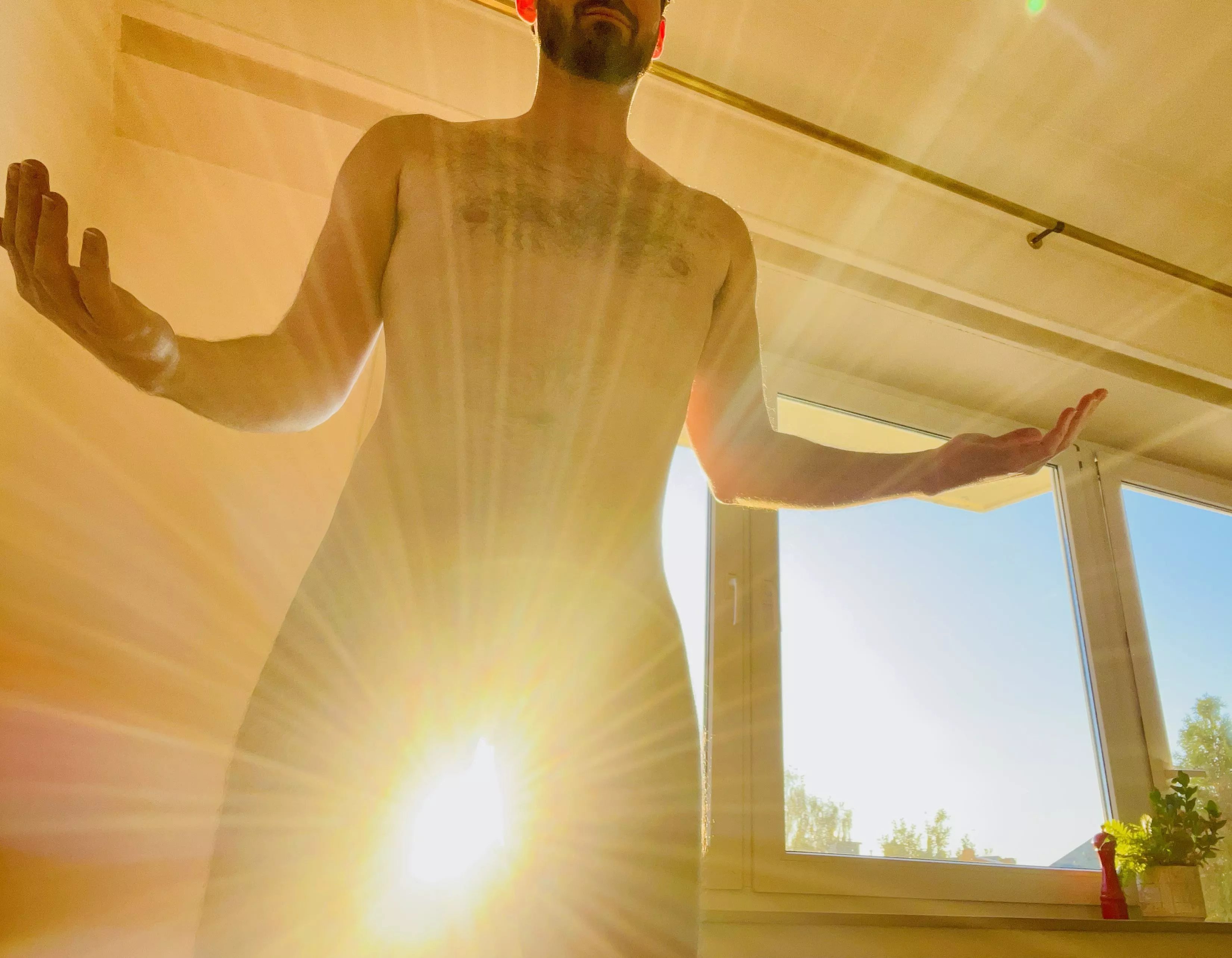 Every time I take my pants off, this happens! 😜