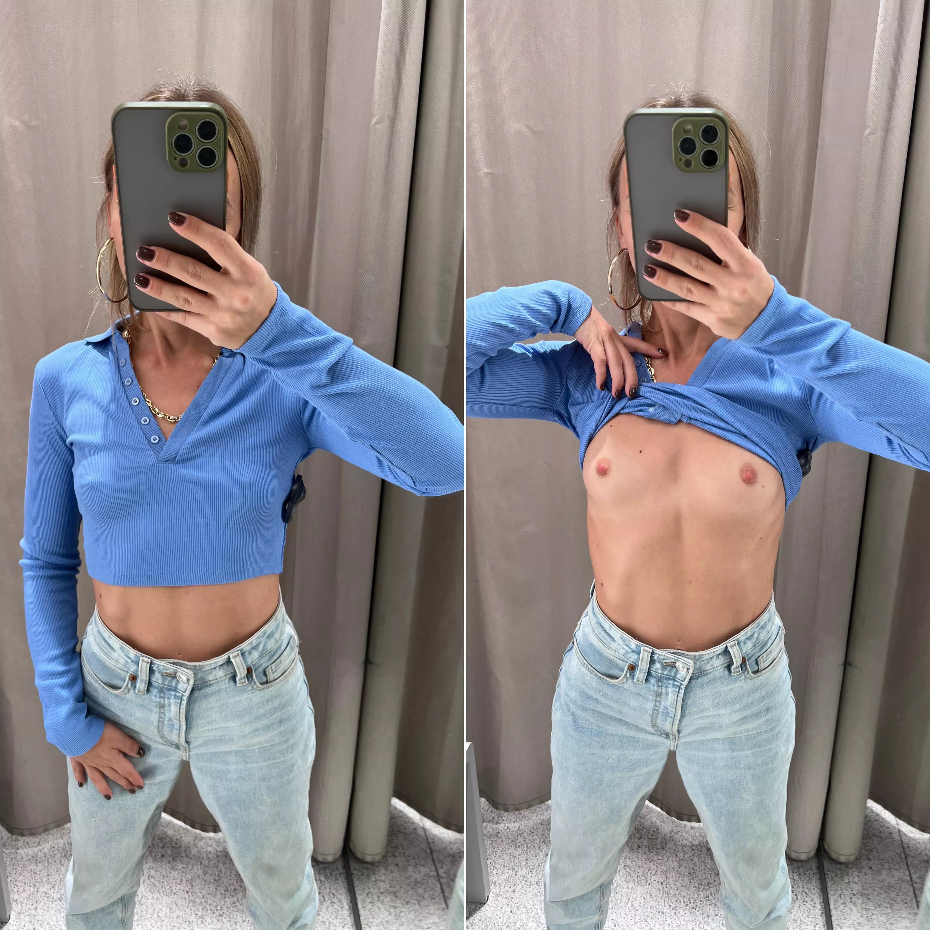 I’m absolutely in love with my cute lil boobies [OC]