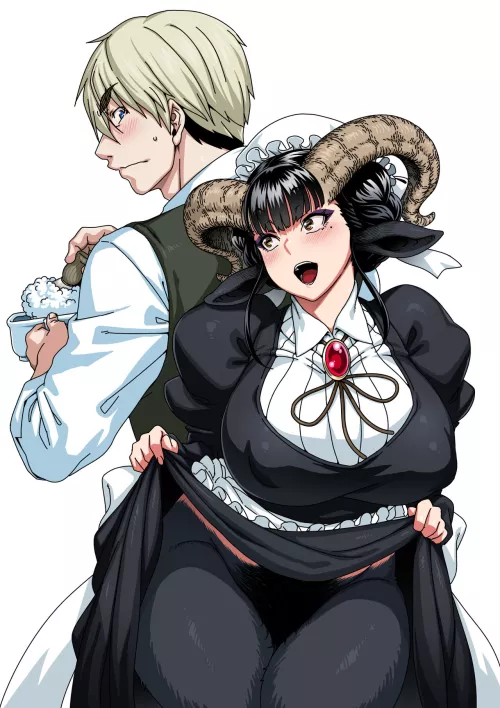 [Jun] A Black Goat Maiden's (Shaving) Romance (Normal + Colored Versions)