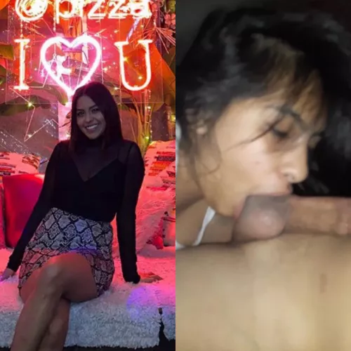 Latina couldn’t resist to give them a good suck
