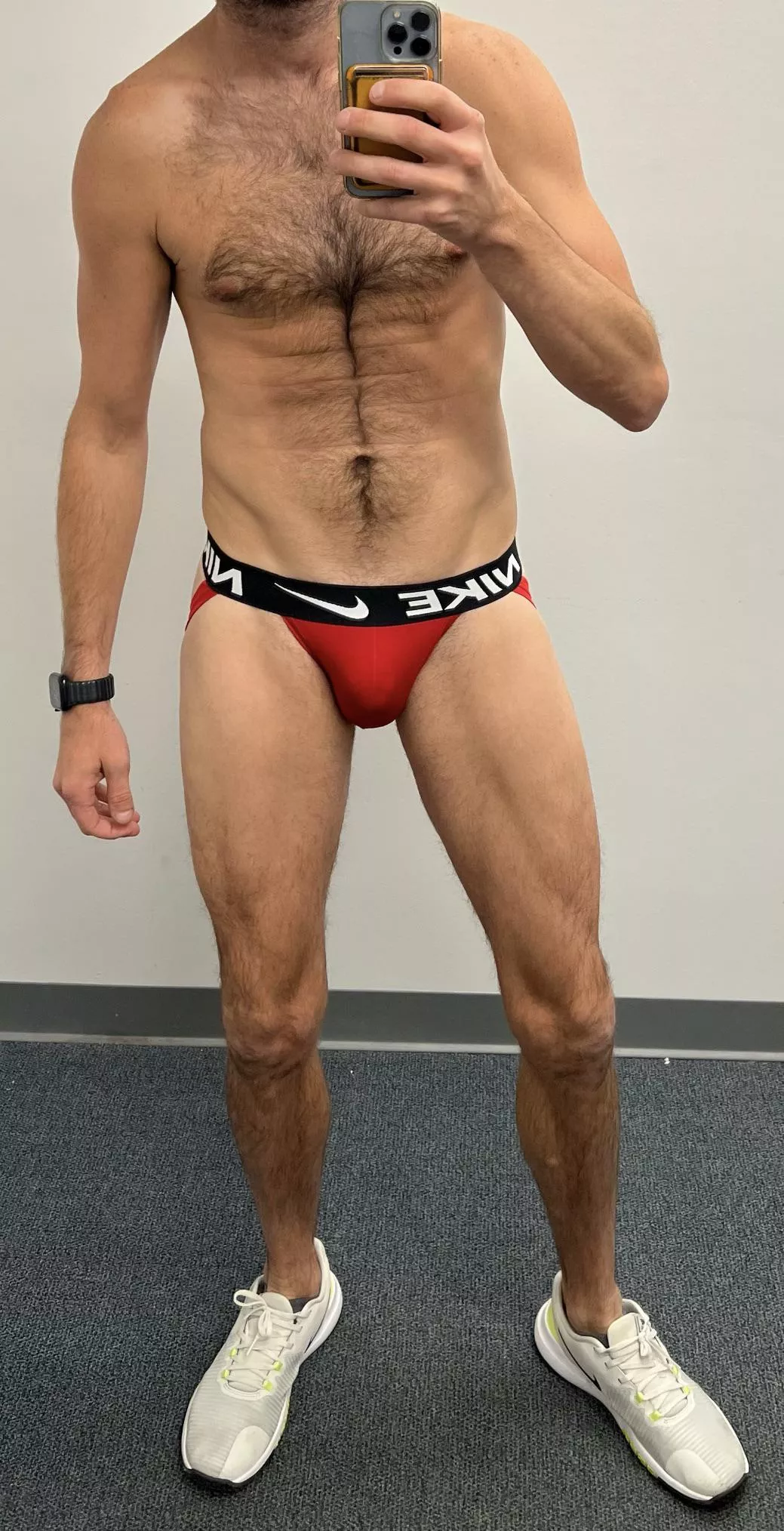 Nike jocks have been all the rage. How do we feel about the red ones?