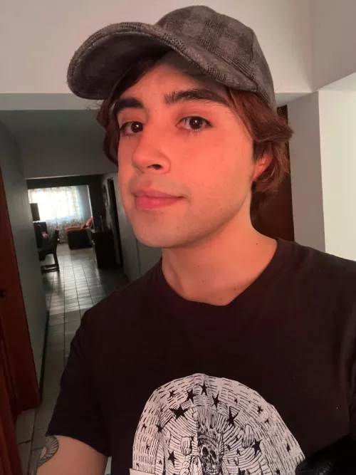 Rare photo of myself wearing a cap