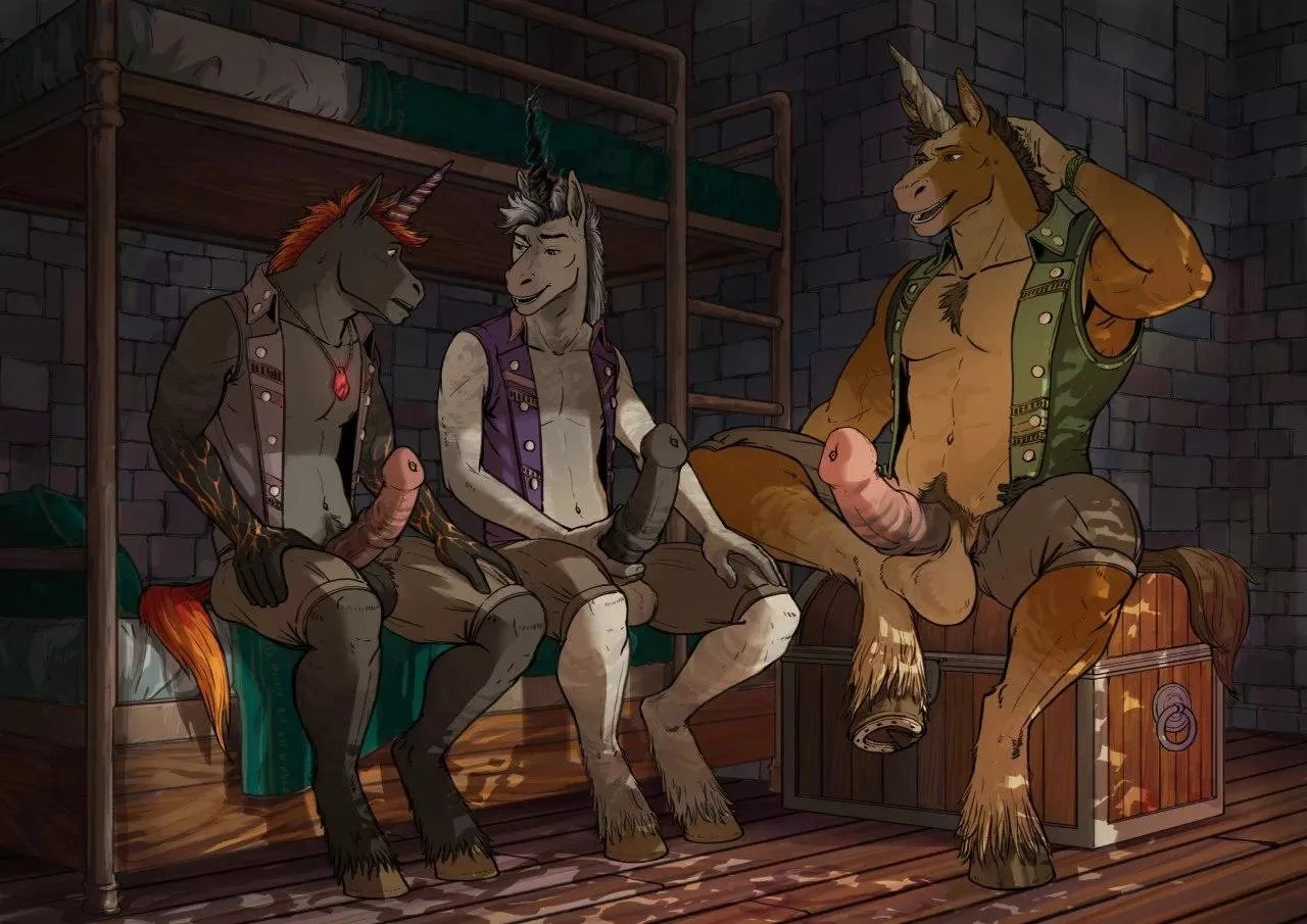 Three Brothers in a intimate moment [MM] (Aquido)