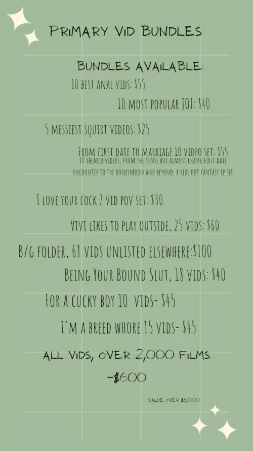 vid bundles for my favs :*