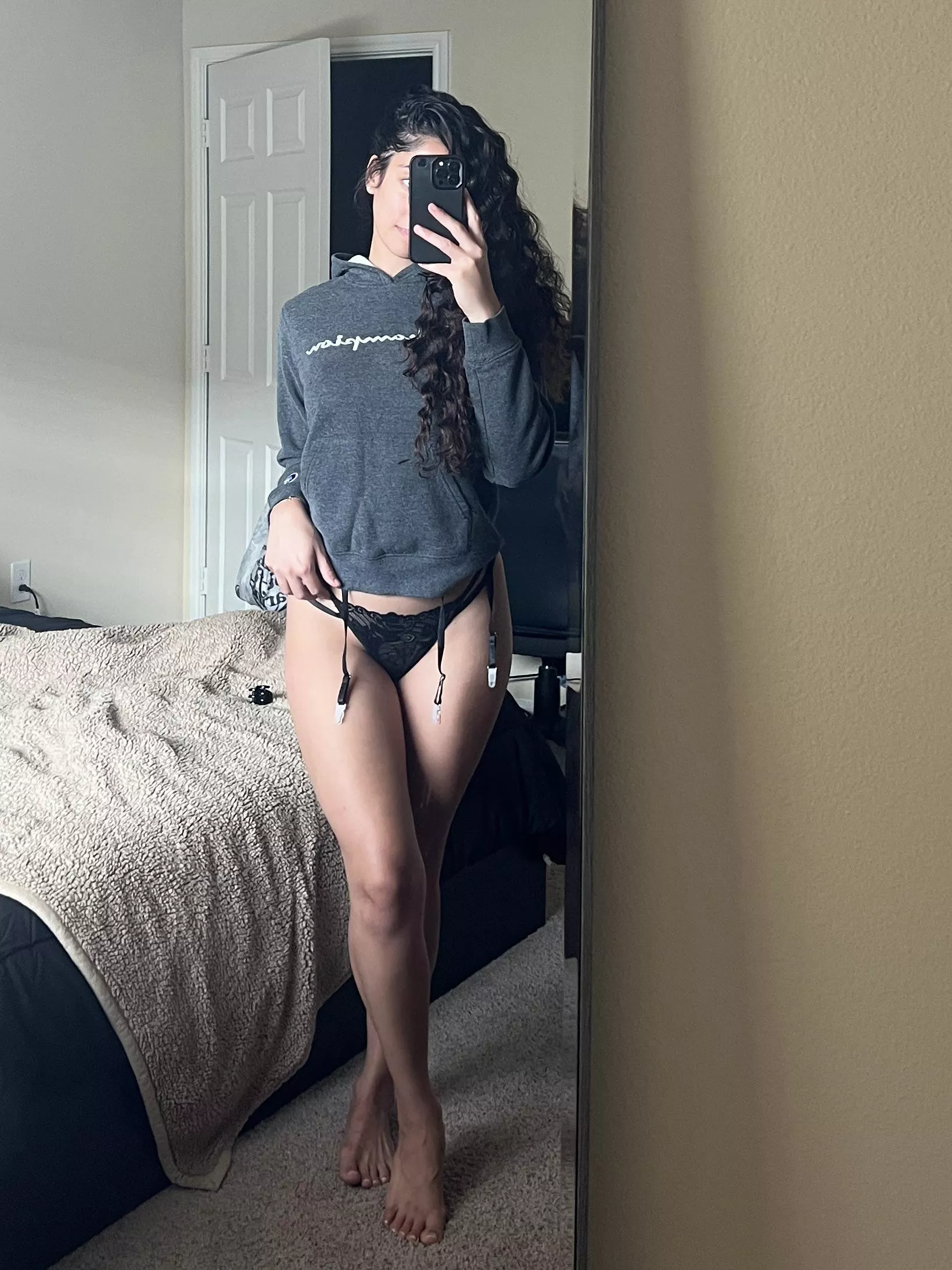 Want to see what’s under my hoodie? I’d love to show you. Link 🔽