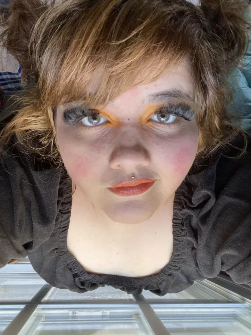 What I look like on my knees