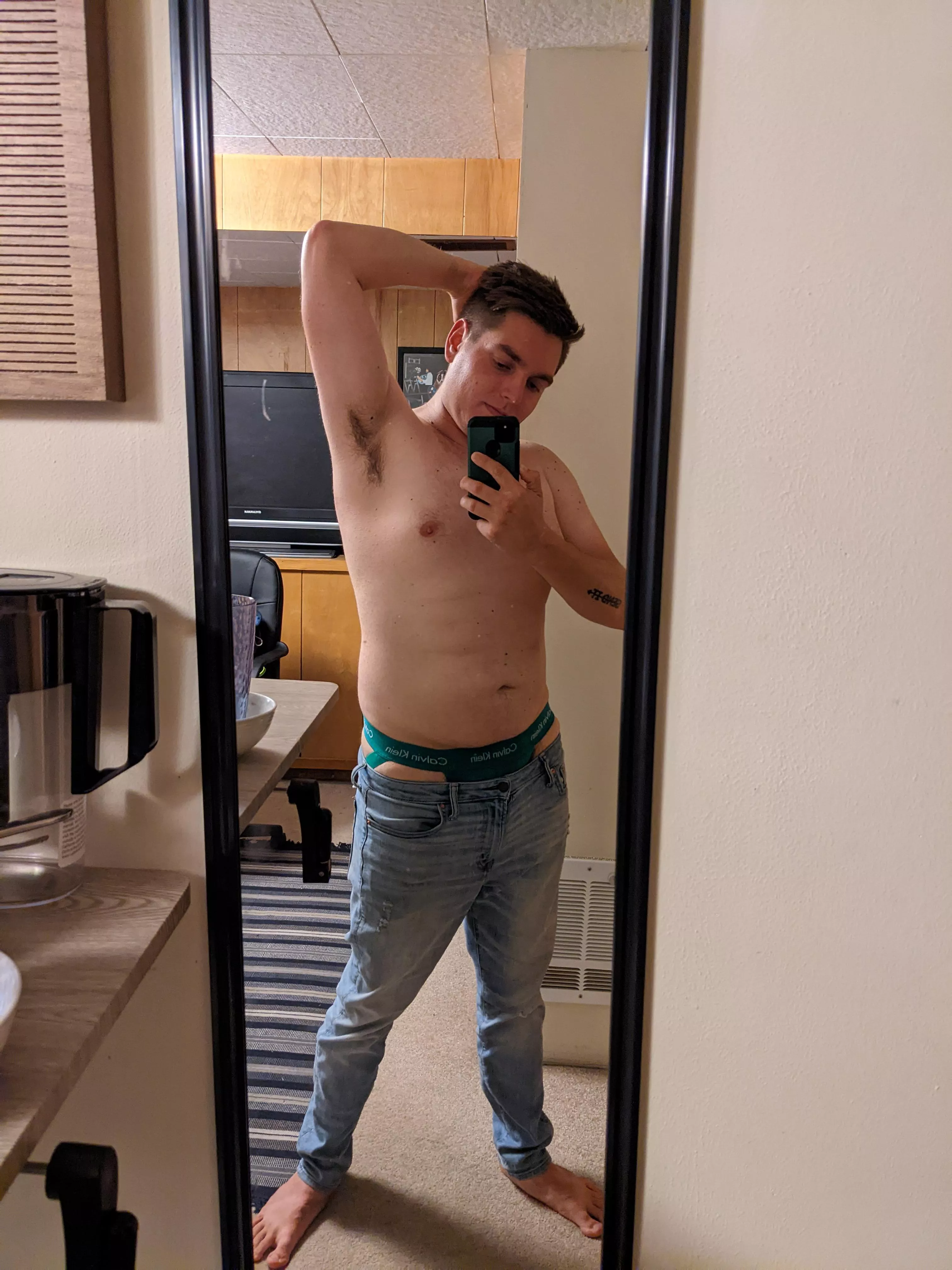 A little chubby but still feeling confident for Jocktober