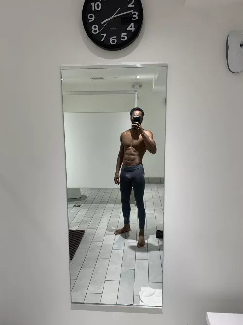 After a hot yoga session