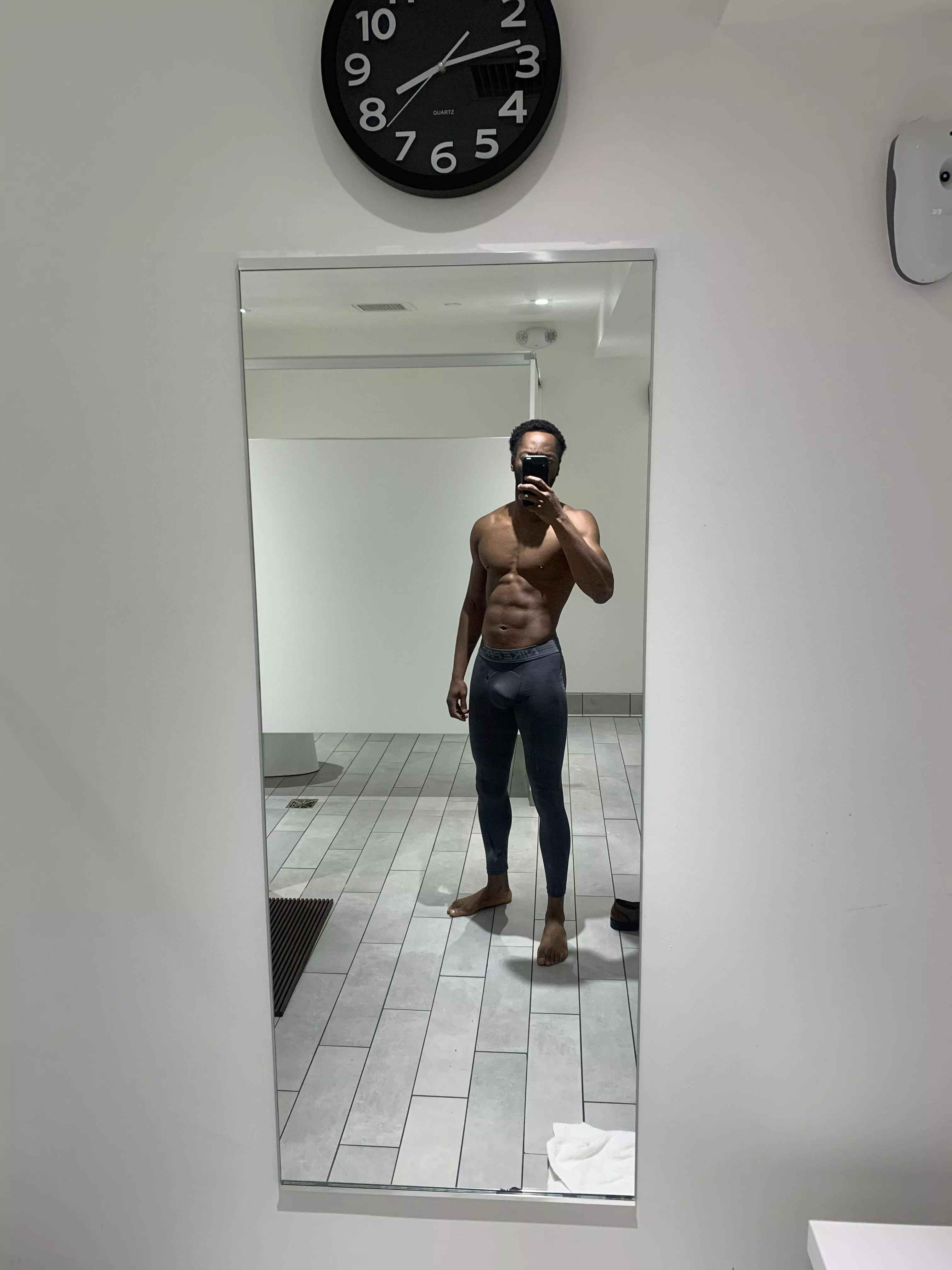 After a hot yoga session